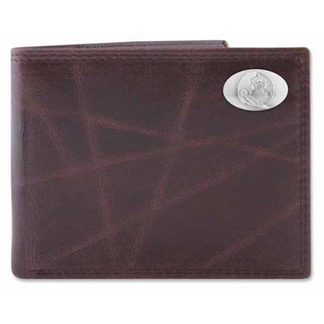 ZeppelinProducts FSU-IWT1-WRNK-BRW FSU Passcase Wrinkle Leather Wallet
