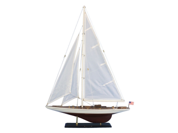 Picture of Handcrafted Model Ships RAN-R-35 Wooden Ranger Model Sailboat Decoration - 35 in.