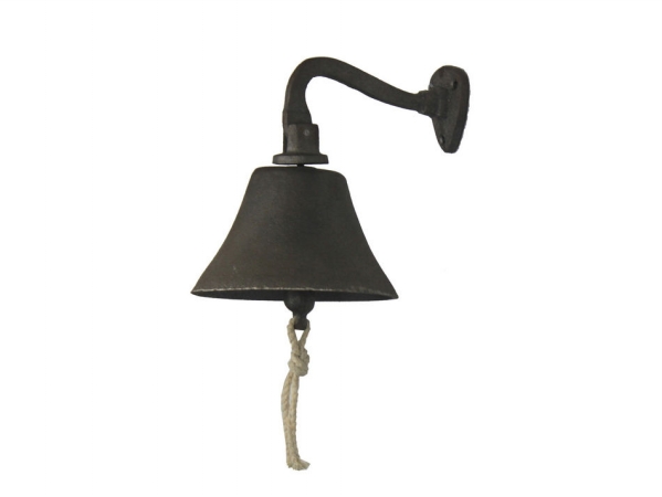 6 in. Cast Iron Hanging Ships Bell