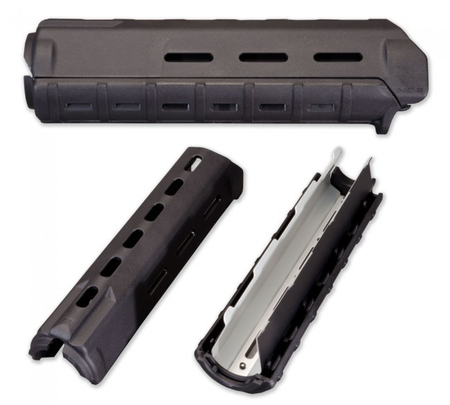Moe M-Lok Mid-Length Hand Guard - Field Dark Earth - Durable Polymer Construction
