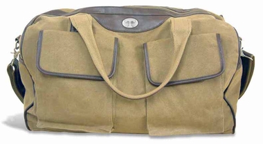 Picture of ZeppelinProducts UTN-BWX1-KHK Tennessee Duffel Bag Waxed Canvas- 21 x 15 x 12