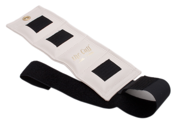 Picture of Fabrication Enterprises 10-0200 The Original Cuff Ankle and Wrist Weight - White&#44; 0.25 lbs.