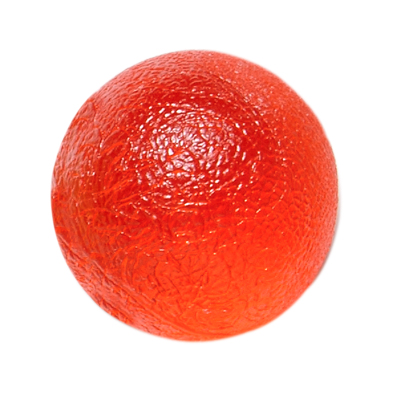 10-1492 CanDo Gel Squeeze Ball Standard Circular- Red - Light