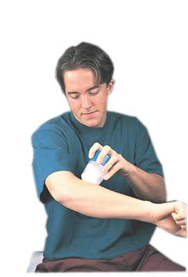 CryoCup ice massage tool
