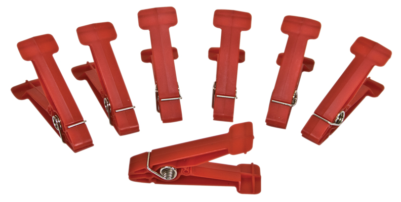 Graded Pinch Finger Exerciser - 7 Replacement Pinch Pins - Red- Light