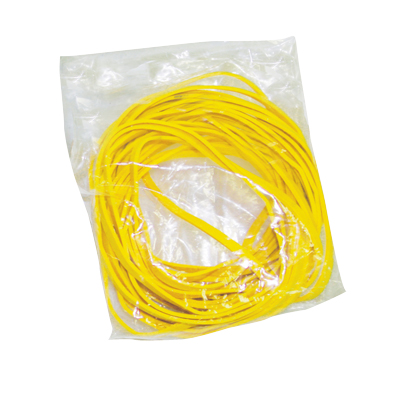CanDo Rubber Band Hand Exerciser, Additional Latex Free Bands Only, Yellow, 25/Pack