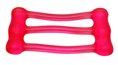 10-0052 Cando Jelly Expander Triple Exerciser - Red - Light
