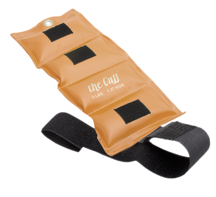 Picture of Fabrication Enterprises 10-0207 The Original Cuff Ankle And Wrist Weight - Gold&#44; 3 Lbs.