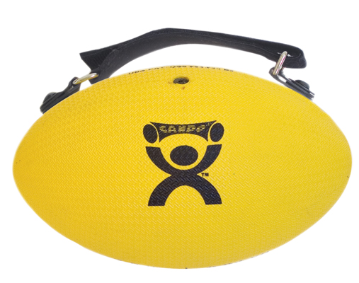 10-0441 Cando Handy Grip Weight Ball- Yellow - 3 Lbs.