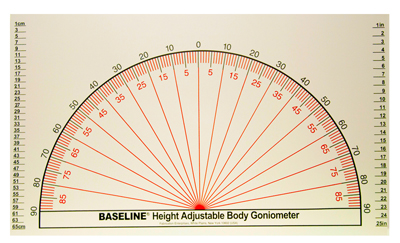 Baseline Adjustable Wall Goniometer