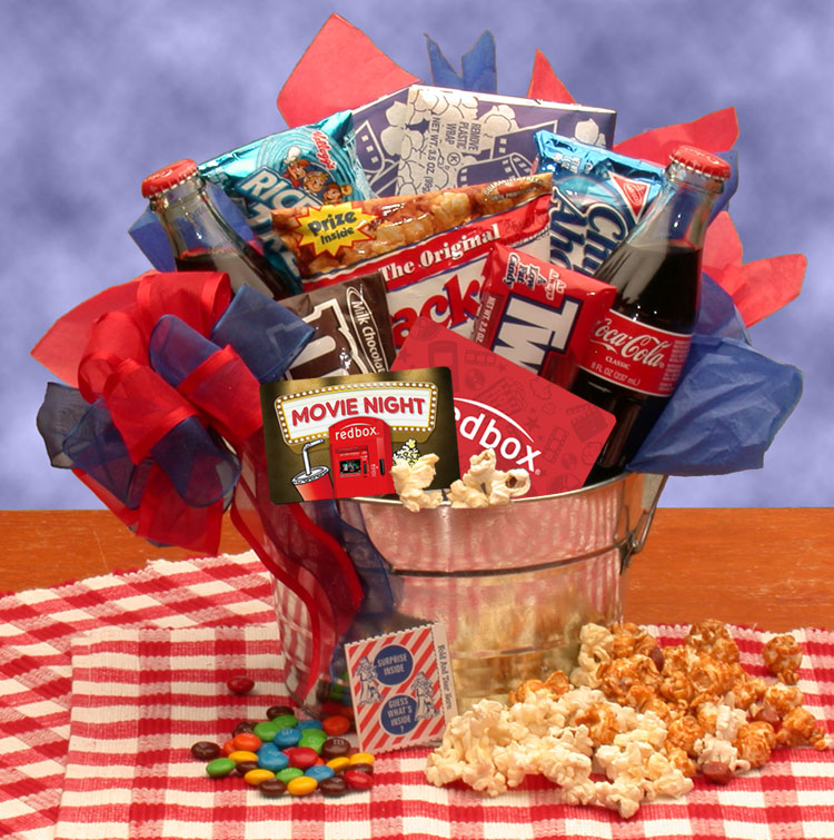 Picture of Gift Basket Drop Shipping 820122-RB10 Blockbuster Night Movie Pail
