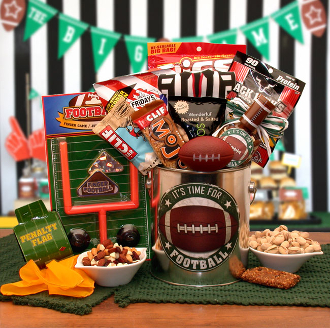 Picture of Gift Basket Drop Shipping 852012 Football Time Gift Pail