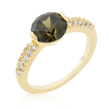 Picture of Kate Bissett R08348G-C42-05 Olive Isabelle Engagement Ring - Size 05