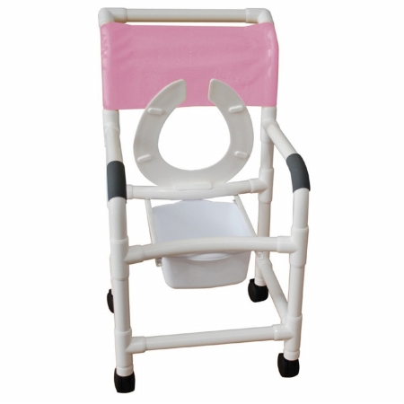 Picture of MJM International 118-3TW-FLS-SQ-PAIL Shower Chair 18 in.