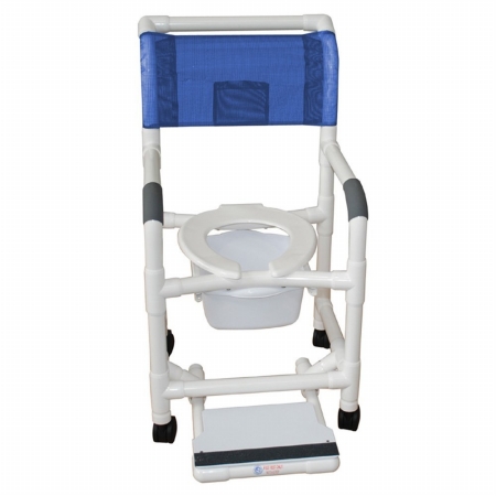 Picture of MJM International 118-3TW-SF-SQ-PAIL Shower Chair 18 in.
