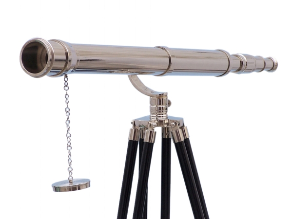 ST-0117CH 65 in. Floor Standing Chrome Galileo Telescope