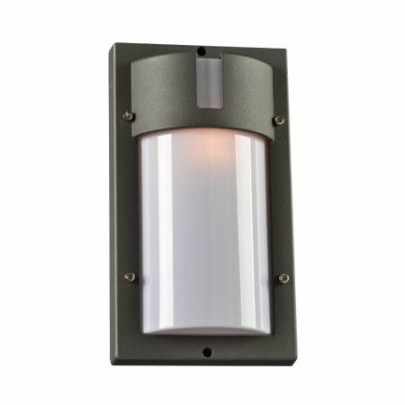PLC 4042BZ118PL Jedi - One Light Outdoor Wall Mount, Choose Lamping Option: 18 Watt PL18 Bulb, Bulb(s) Included?: No