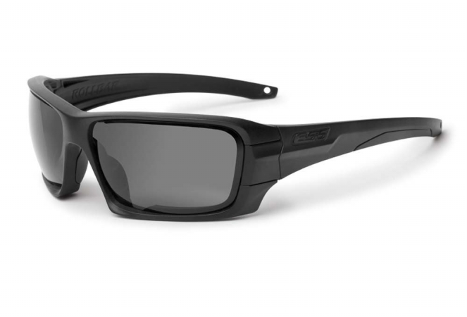 Picture of ESS Eyewear ESS EE9018-02 Rollbar Subdued Black Frame- Clear & Smoke Gray lenses