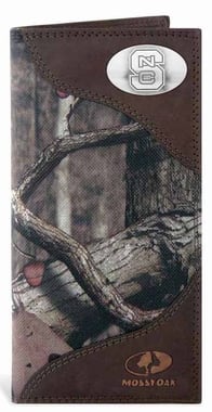 Picture of ZeppelinProducts NCS-IWNT2-MOS NC State Trifold Nylon Mossy Oak Wallet