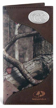 Picture of ZeppelinProducts SMS-IWNT4-MOS Southern Miss Secretary Nylon Mossy Oak Wallet