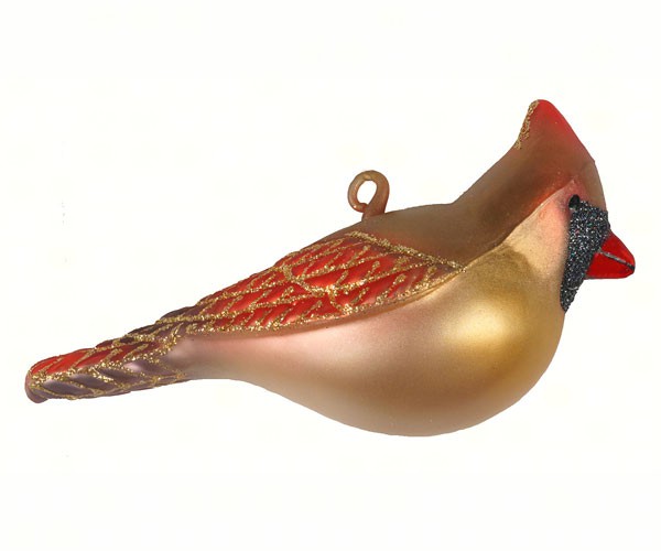 Picture of Cobane Studio COBANEC413 Female Cardinal Ornament