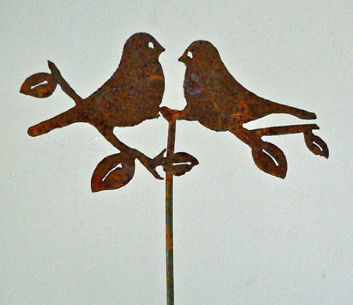 Elegant Garden Design ELEGANTP410 Love Birds Pick - Set Of 3