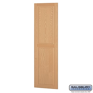 SalsburyIndustries 11137LGT 24 in. Deep Solid Light Oak Executive Wood Locker Side Panel