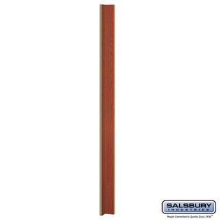 SalsburyIndustries 11167MED Solid Medium Oak Executive Wood Locker Corner Vertical Front Filler- 15 in.