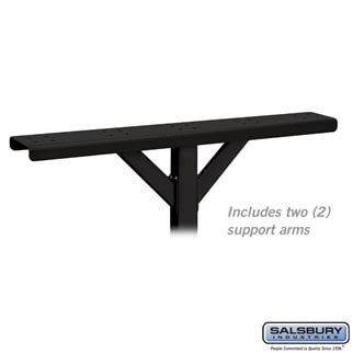 SalsburyIndustries 4885BLK 5 Wide With 2 Supporting Arms Spreader - Black