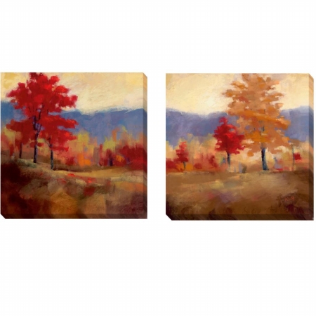 Picture of Artistic Home Gallery 1212292G Fall Splendor Canvas Art Set - 12 in.