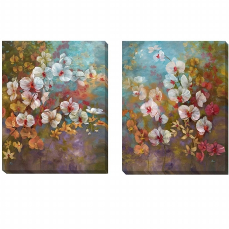 Picture of Artistic Home Gallery 1114296G Bali Garden Canvas Giclee Set - 11 in.