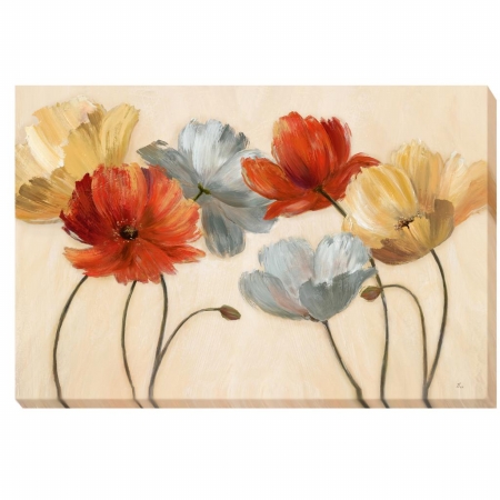 Poppy Palette Revisited Canvas - 16 in.