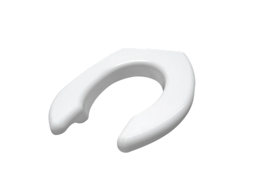 Toilet Seat Without Cover, ABS, Elongated or Round, White