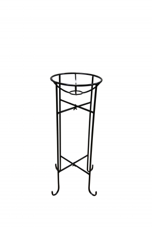 ALP-SLL836 24 in. Black Metal Gazing Globe Stand