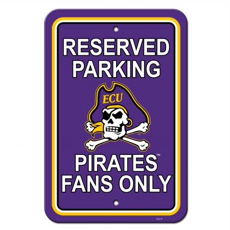 Picture of Fremont Die 40296 East Carolina Pirates Plastic Parking Sign