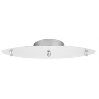 Picture of Cal Lighting CP3L-PN-WH Line Voltage 3 Light Canopy - White