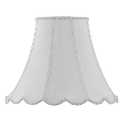 Picture of Cal Lighting SH-8101-15-WH 15 in. Vertical Piped Basic Coolie Shade- White