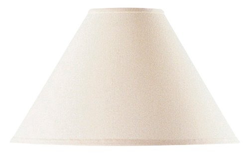 Picture of Cal Lighting SH-8108-21-OW 21 in. Vertical Basic Coolie Linen Hardback Shade- Off White