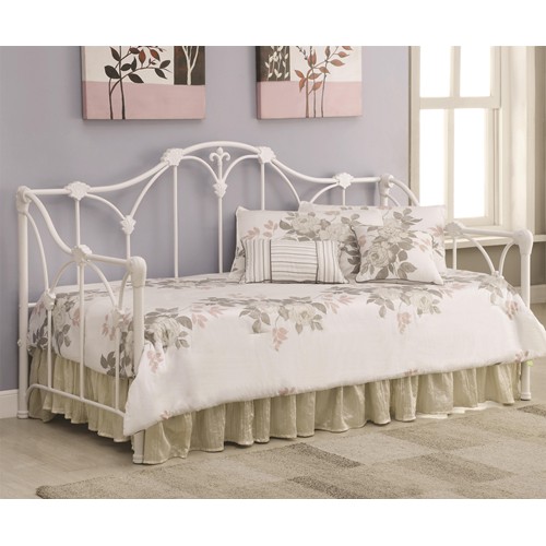 Coaster Company 300216 Daybed with Floral White Frame -  Coaster Co of America