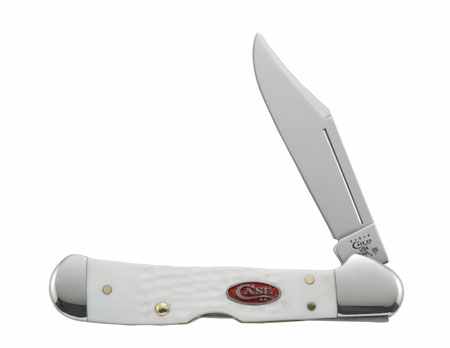 60185 White Jigged Synthetic Mini Copperlock