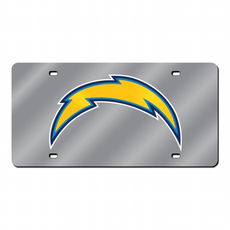 Picture of Rico Industries RIC-LZS3401 San Diego Chargers NFL Laser Cut License Plate Cover