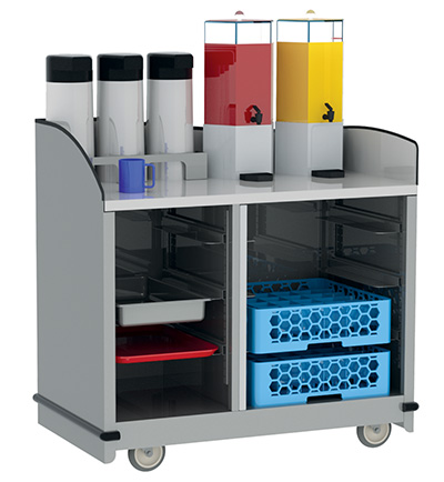 Hydration Cart Full-Serve Stainless Steel