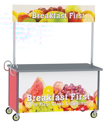 Lakeside 764 Breakfast - Snack Carts Stainless Steel