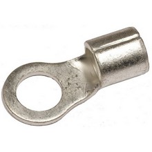 Morris 11134 Non-Insulated Ring Terminal, 4 AWG, 0.56 in.
