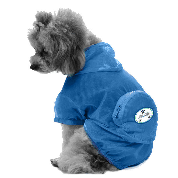 Picture of Pet Life R7BLXS Ultimate Waterproof Thunder-Paw Adjustable Travel Dog Raincoat&#44; Extra Small