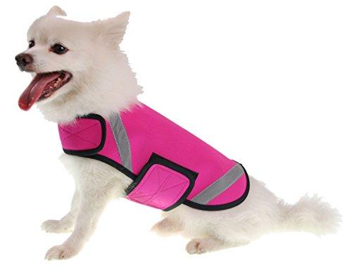 Picture of Pet Life 36PKMD Extreme Neoprene Multi-Purpose Protective Shell Dog Coat- Pink - Medium