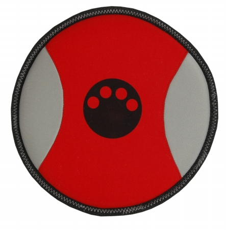Picture of Pet Life DT8RD Active-Life Extreme Neoprene Floatation Frisbee Chew-Tough Dog Toy - Red