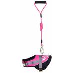 Picture of Pet Life HA4PKLG Helios Bark-Mudder Easy Tension 3M Reflective Endurance 2-In-1 Adjustable Dog Leash And Harness, Pink. Large