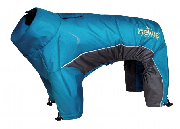 Picture of Pet Life JKHL4BLXS Helios Blizzard Full-Bodied Adjustable And 3M Reflective Dog Jacket- Blue - Extra Small