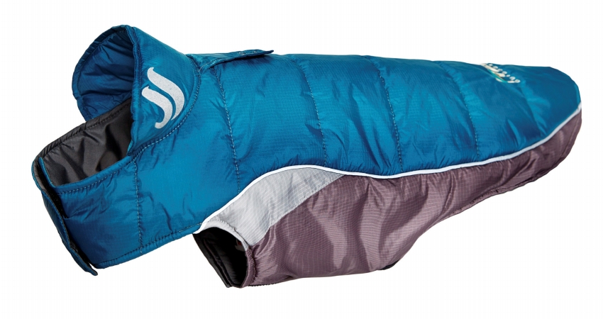 Picture of Pet Life JKHL5BLSM Helios Hurricane-Waded Plush 3M Reflective Dog Coat- Blue - Small